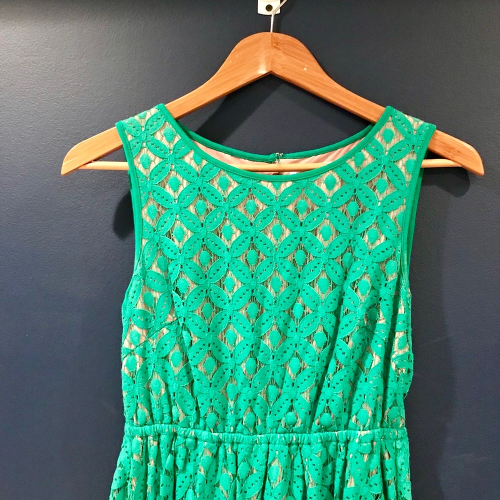 Green Boutique Party Dress
